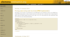 Desktop Screenshot of blog.clemens.endorphin.org
