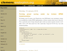 Tablet Screenshot of clemens.endorphin.org